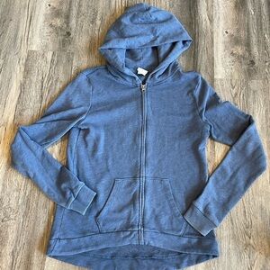 Abercrombie & Fitch Women’s Blue Zippered Hoodie, size medium